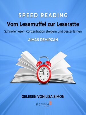 cover image of SPEED READING -vom Lesemuffel zur Leseratte